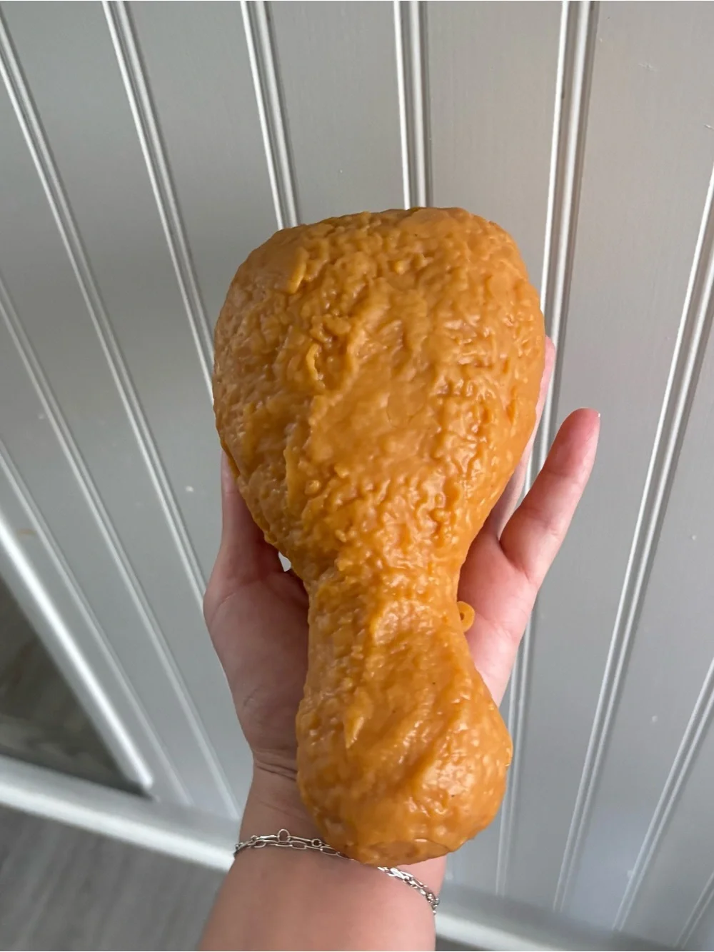 Fried Chicken Drumstick Squishy-tag off-like new